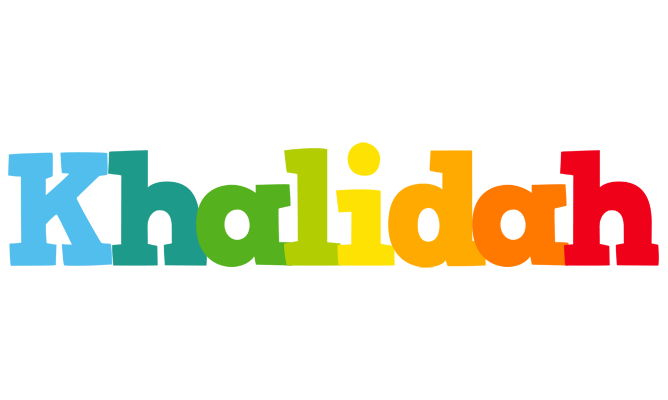 Khalidah rainbows logo
