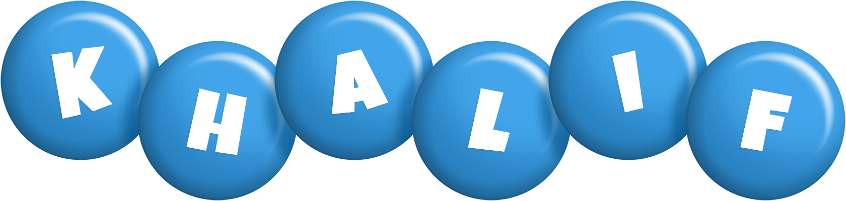 Khalif candy-blue logo
