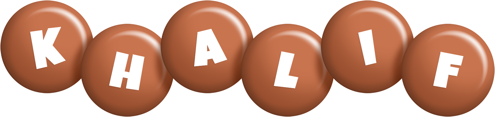 Khalif candy-brown logo