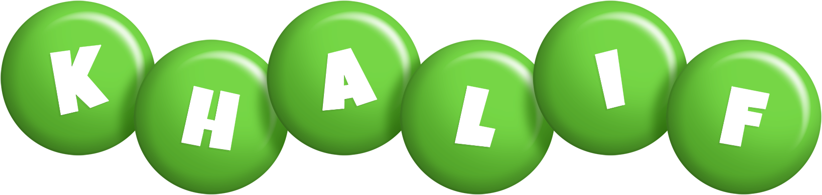 Khalif candy-green logo