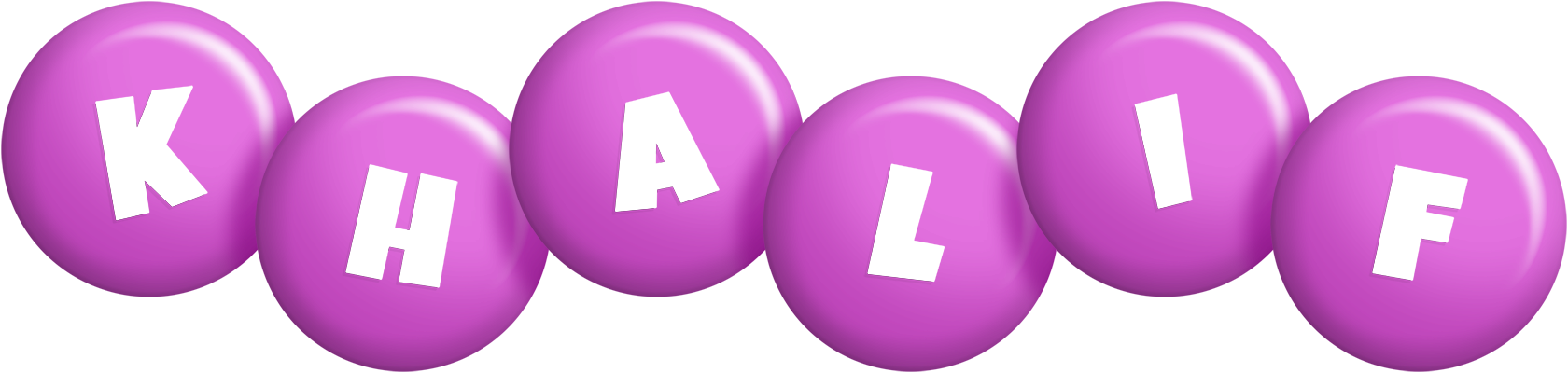 Khalif candy-purple logo