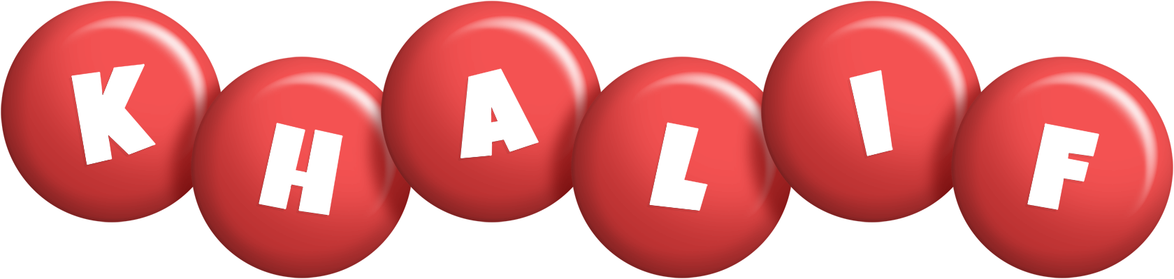 Khalif candy-red logo