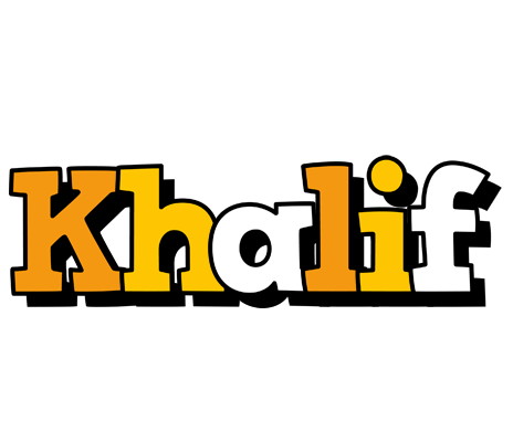 Khalif cartoon logo