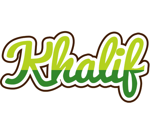 Khalif golfing logo