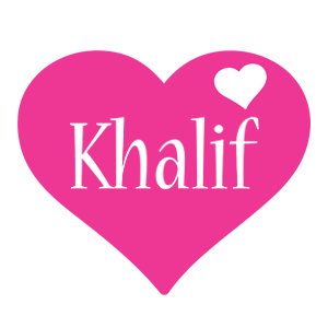 Khalif love-heart logo