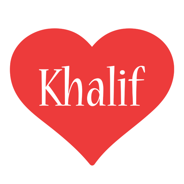 Khalif love logo
