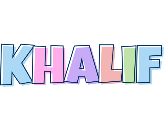 Khalif pastel logo