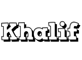 Khalif snowing logo