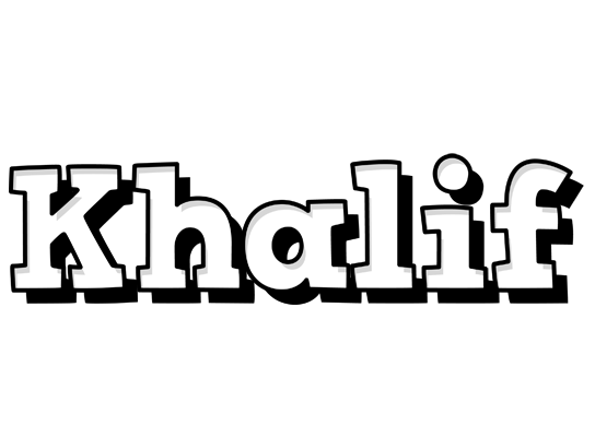 Khalif snowing logo