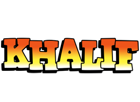 Khalif sunset logo