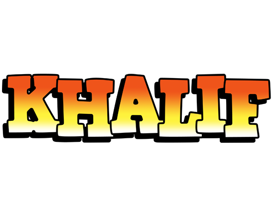 Khalif sunset logo