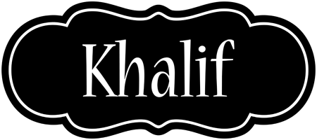 Khalif welcome logo