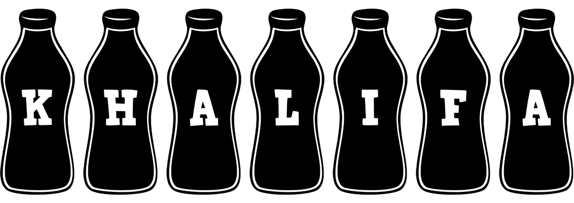 Khalifa bottle logo