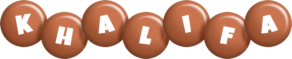 Khalifa candy-brown logo