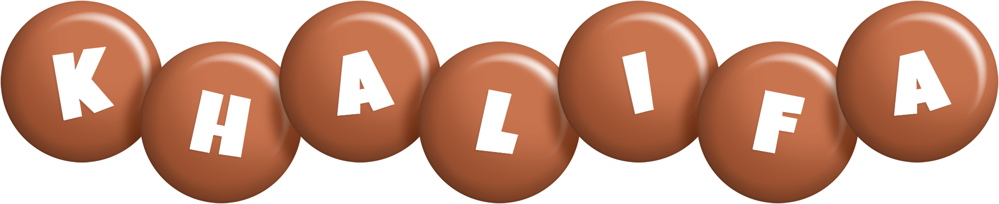 Khalifa candy-brown logo