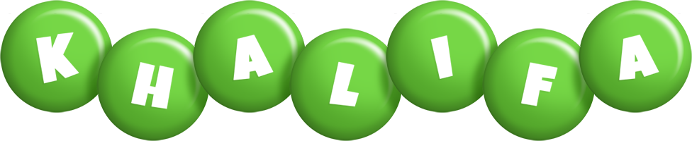 Khalifa candy-green logo