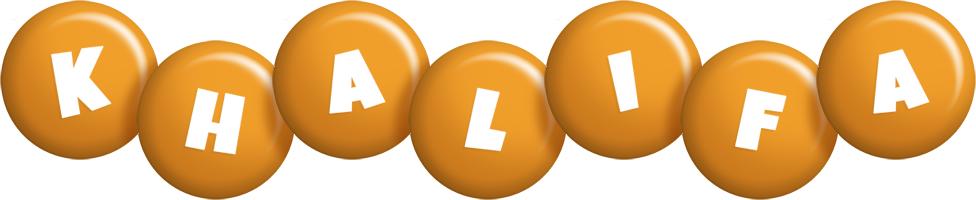 Khalifa candy-orange logo