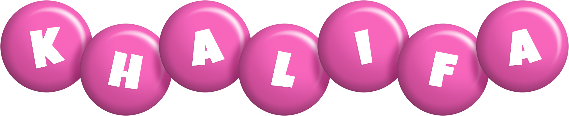 Khalifa candy-pink logo