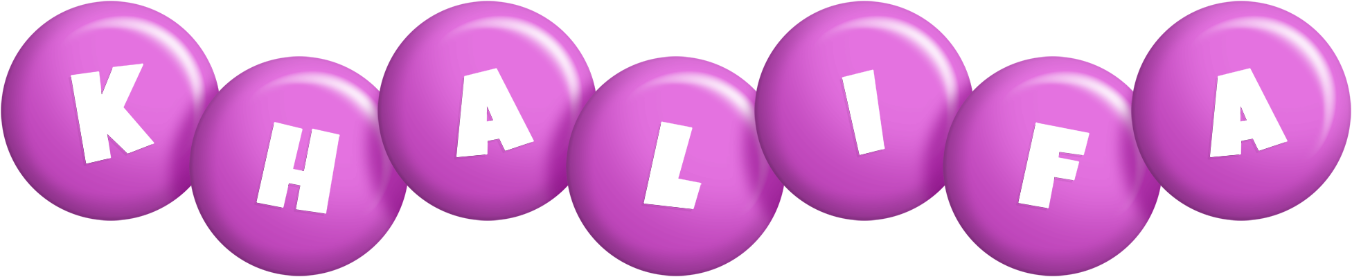 Khalifa candy-purple logo