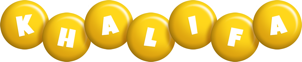 Khalifa candy-yellow logo