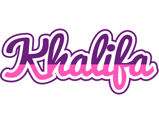 Khalifa cheerful logo