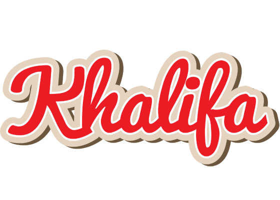 Khalifa chocolate logo