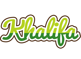 Khalifa golfing logo