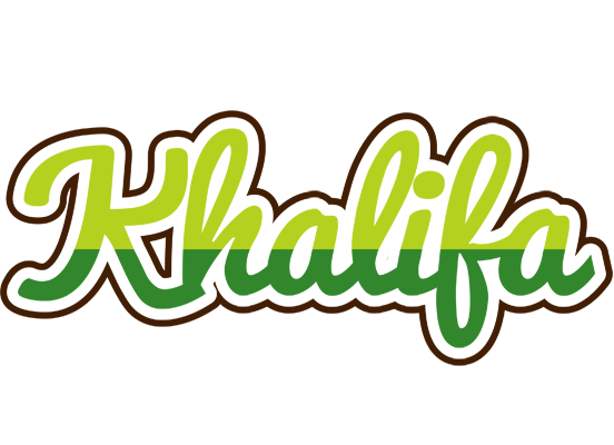 Khalifa golfing logo