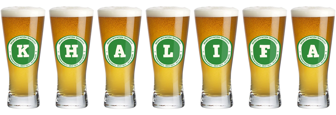Khalifa lager logo
