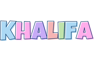 Khalifa pastel logo