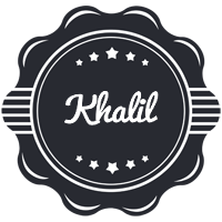 Khalil badge logo