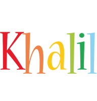 Khalil birthday logo