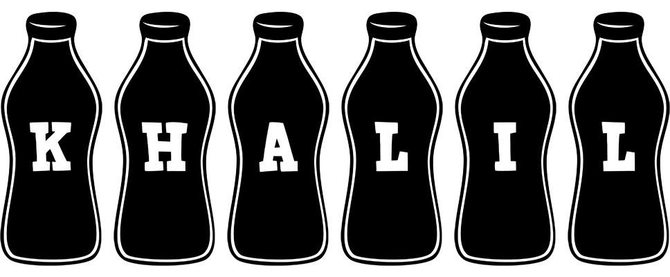 Khalil bottle logo