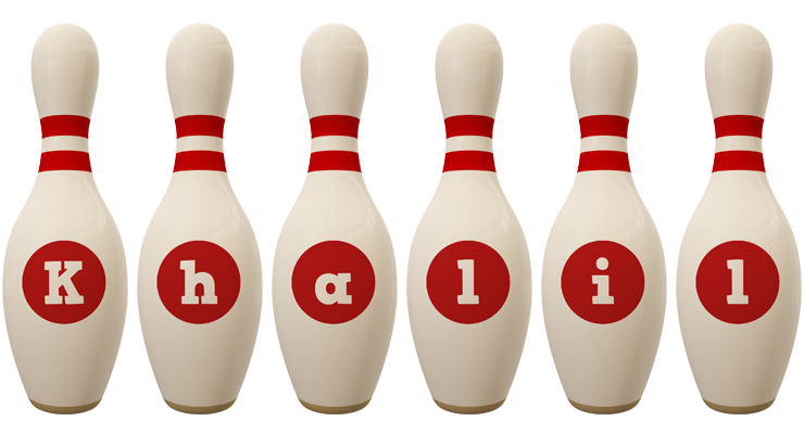Khalil bowling-pin logo