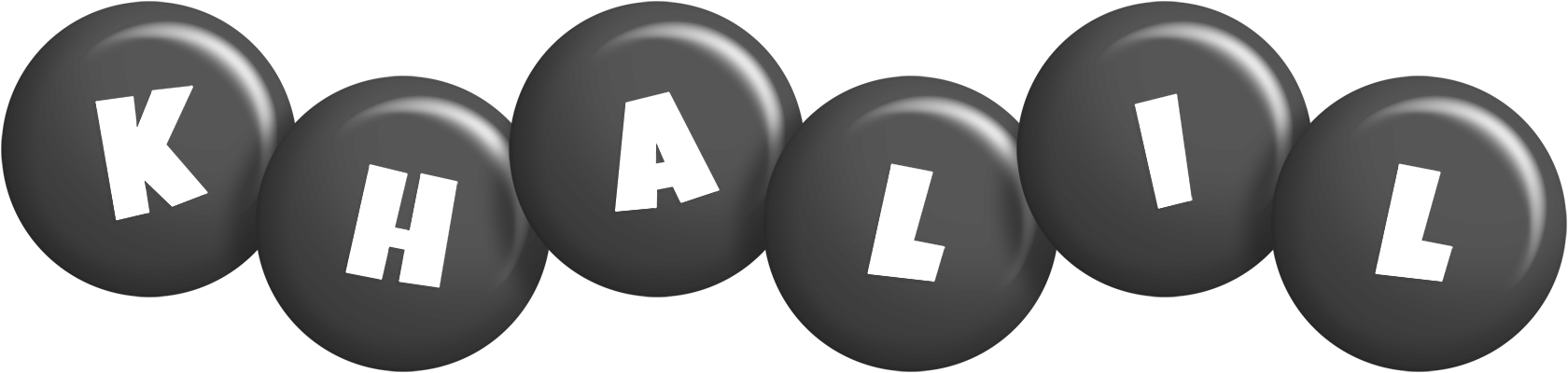 Khalil candy-black logo