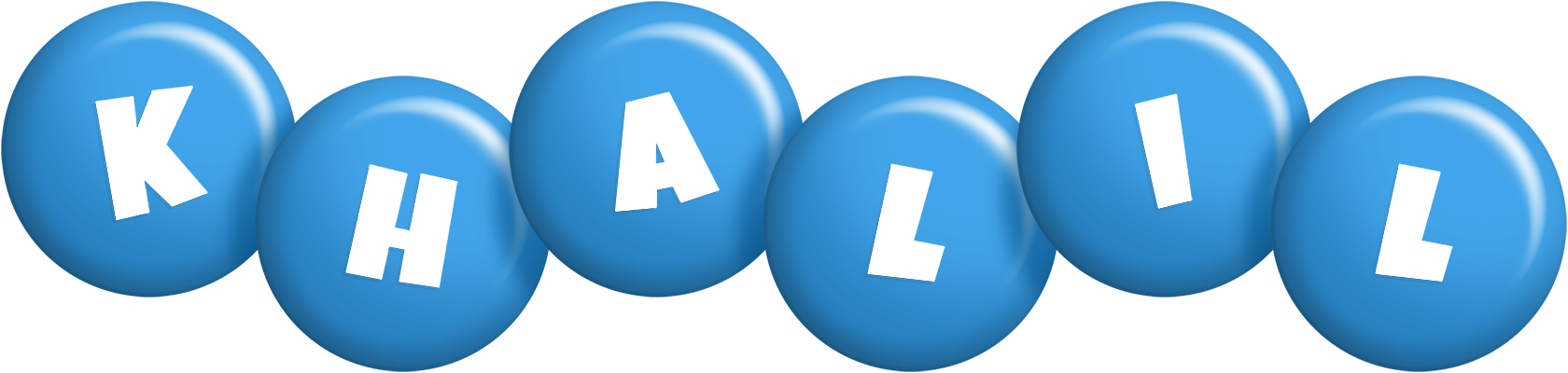 Khalil candy-blue logo