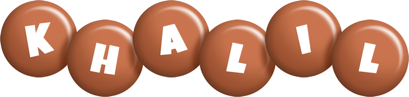 Khalil candy-brown logo