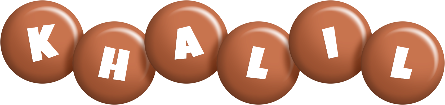 Khalil candy-brown logo