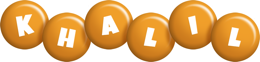 Khalil candy-orange logo