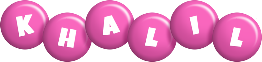 Khalil candy-pink logo