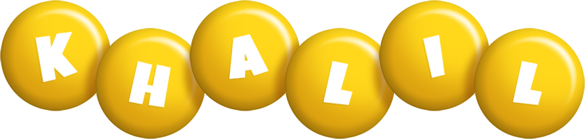 Khalil candy-yellow logo