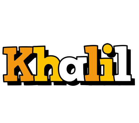 Khalil cartoon logo