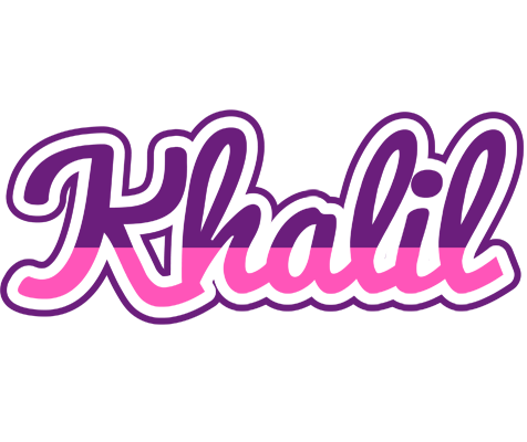 Khalil cheerful logo