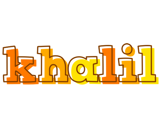 Khalil desert logo