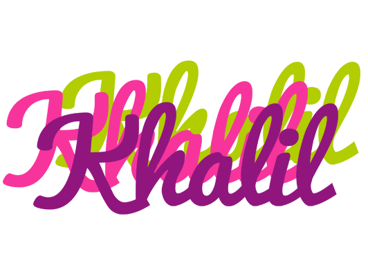 Khalil flowers logo