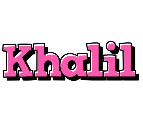 Khalil girlish logo