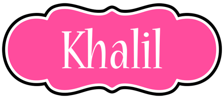 Khalil invitation logo