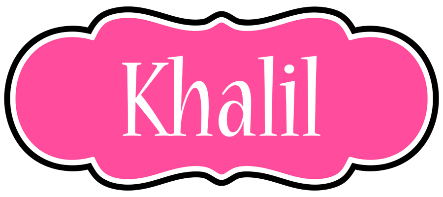 Khalil invitation logo