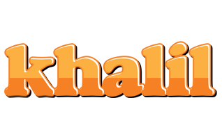 Khalil orange logo