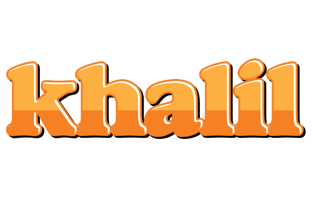 Khalil orange logo